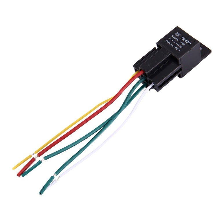 Car Electric Relay, 12V 40A(Black) - In Car by buy2fix | Online Shopping UK | buy2fix