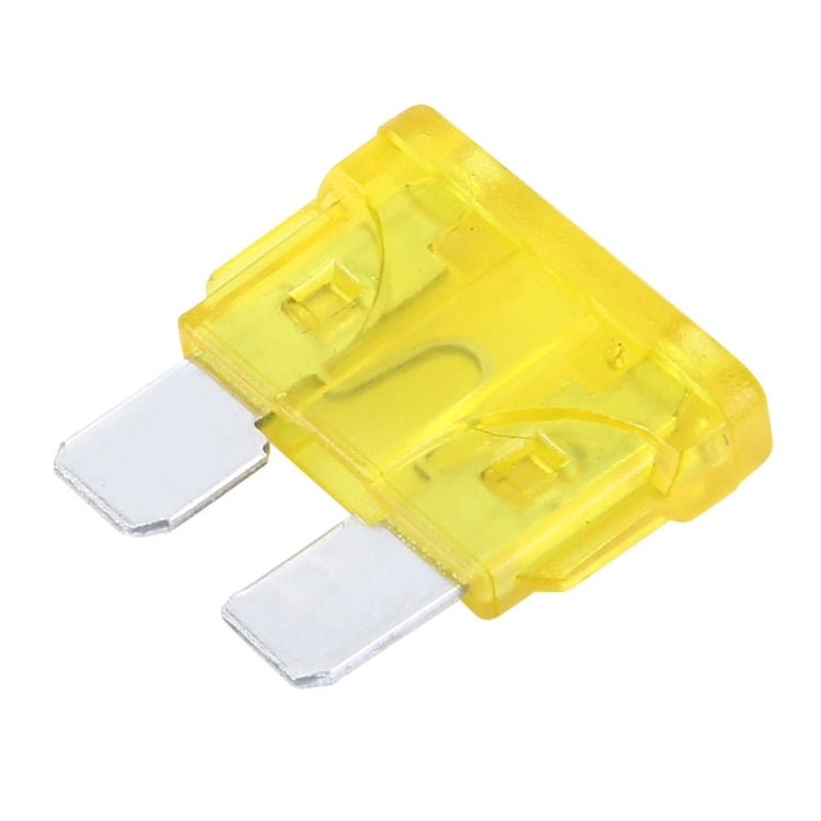 100 PCS Auto Mini Blade Fuse (20A) , DC 12V(Yellow) - In Car by buy2fix | Online Shopping UK | buy2fix