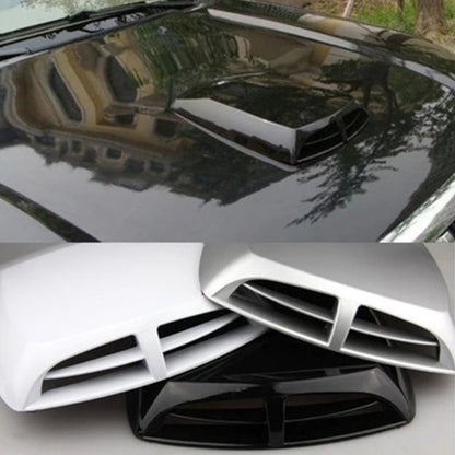 Car Turbo Style Air Intake Bonnet Scoop for Car Decoration(Black) - Decorative Sticker by buy2fix | Online Shopping UK | buy2fix