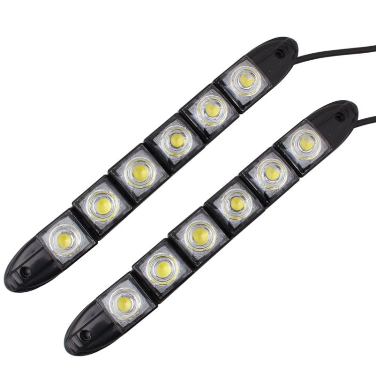 MZ 3W 2 PCS 160LM 6 LED SMD 5050 Flexible Snake LED Car Daytime Running Lights, DC 12V - In Car by buy2fix | Online Shopping UK | buy2fix