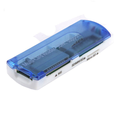 20 PCS USB 2.0 Multi Card Reader, Support SD / MMC, MS, TF, M2 Card, Random Color Delivery -  by buy2fix | Online Shopping UK | buy2fix