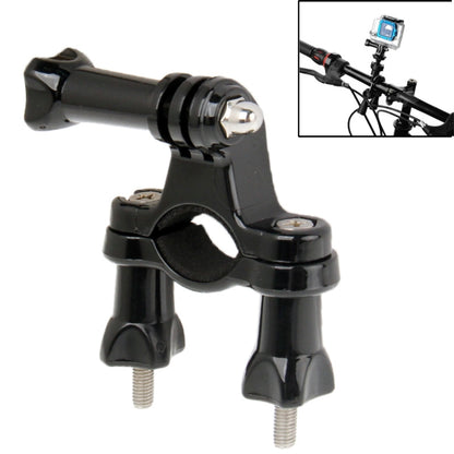 Universal Bike Handlebar Seatpost Mount for GoPro Hero11 Black / HERO10 Black /9 Black /8 Black /7 /6 /5 /5 Session /4 Session /4 /3+ /3 /2 /1, DJI Osmo Action and Other Action Cameras(Black) - DJI & GoPro Accessories by buy2fix | Online Shopping UK | buy2fix