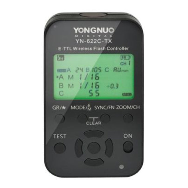 YONGNUO YN-622C-TX Wireless TTL Flash Controller Transmitter for Canon - Camera Accessories by YONGNUO | Online Shopping UK | buy2fix