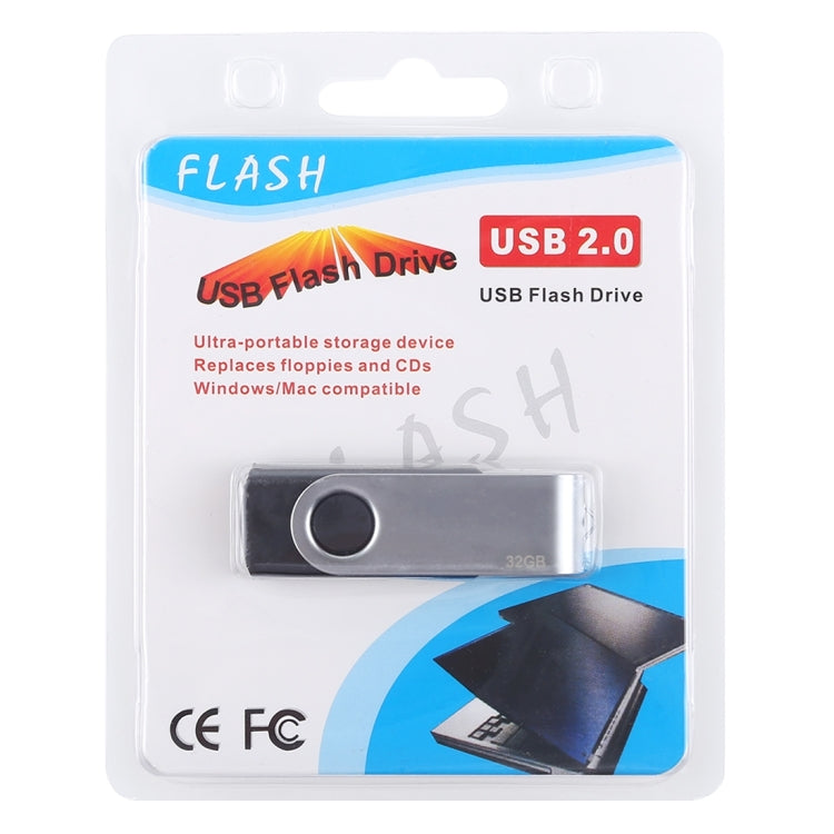 32GB Twister USB 2.0 Flash Disk(Black) - USB Flash Drives by buy2fix | Online Shopping UK | buy2fix