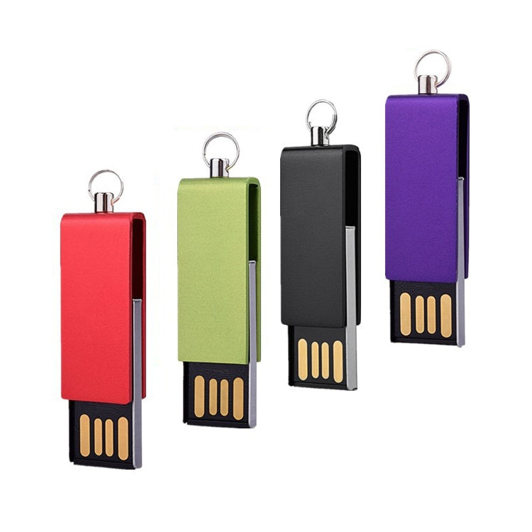 Mini Rotatable USB Flash Disk (4GB), Green - USB Flash Drives by buy2fix | Online Shopping UK | buy2fix