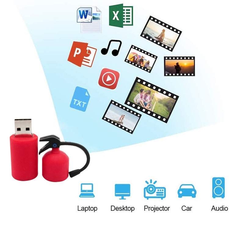 4GB Extinguisher Style USB Flash Disk - USB Flash Drives by buy2fix | Online Shopping UK | buy2fix