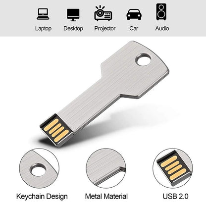 4GB Key USB Flash Disk - USB Flash Drives by buy2fix | Online Shopping UK | buy2fix