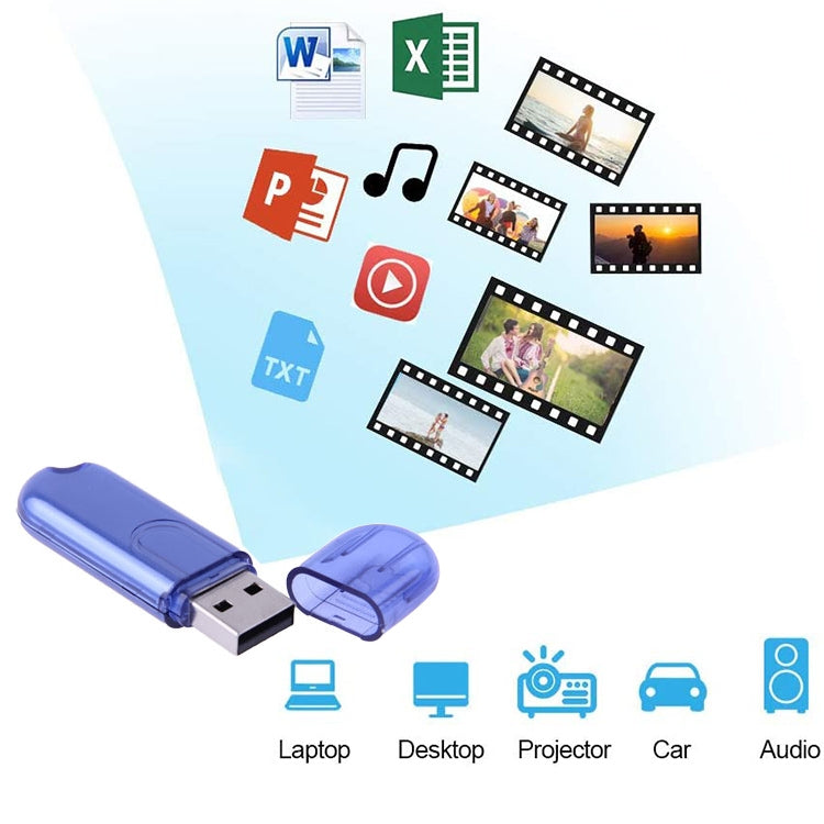 8GB USB Flash Disk(Blue) - USB Flash Drives by buy2fix | Online Shopping UK | buy2fix