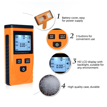 BENETECH GM3120 Electromagnetic Radiation Tester - Radiation Detector by BENETECH | Online Shopping UK | buy2fix