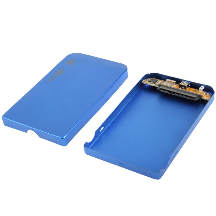 2.5 inch SATA HDD External Case, Size: 126mm x 75mm x 13mm (Blue) - HDD Enclosure by buy2fix | Online Shopping UK | buy2fix