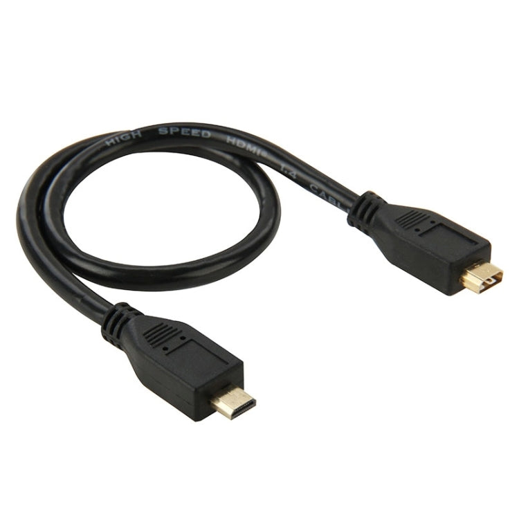 30cm Micro HDMI (Type-D) Male to Micro HDMI (Type-D) Female Adapter Cable - Cable by buy2fix | Online Shopping UK | buy2fix