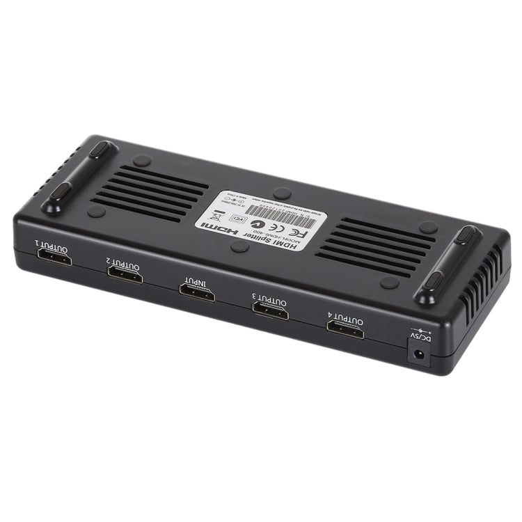 HDMI-400 V1.4 1080P Full HD 1 x 4 HDMI Amplifier Splitter, Support 3D - Splitter by buy2fix | Online Shopping UK | buy2fix