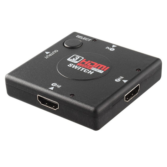 3 Ports 1080P HDMI Switch(Black) - Switch by buy2fix | Online Shopping UK | buy2fix