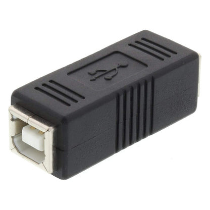 USB 2.0 Printer BF to BF Extension Adapter(Black) - USB Adapter by buy2fix | Online Shopping UK | buy2fix