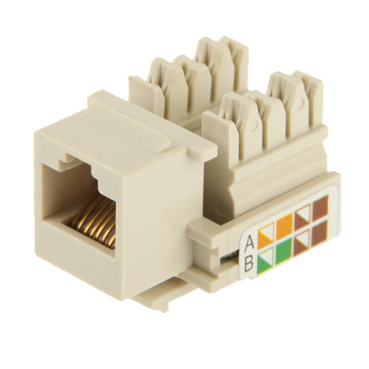 Networking RJ45 Cat5E Jack Module Connector Adapter (Good Quality) - Lan Cable and Tools by buy2fix | Online Shopping UK | buy2fix