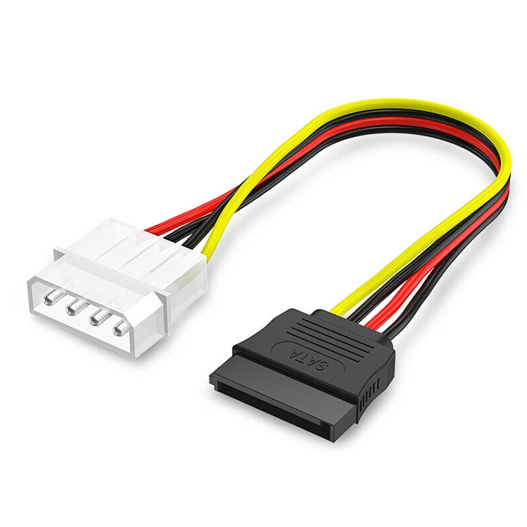 4 Pin IDE to Serial ATA SATA Power Cable Adapter (15cm), Material: Al+Mg - eSATA & SATA & IDE by buy2fix | Online Shopping UK | buy2fix