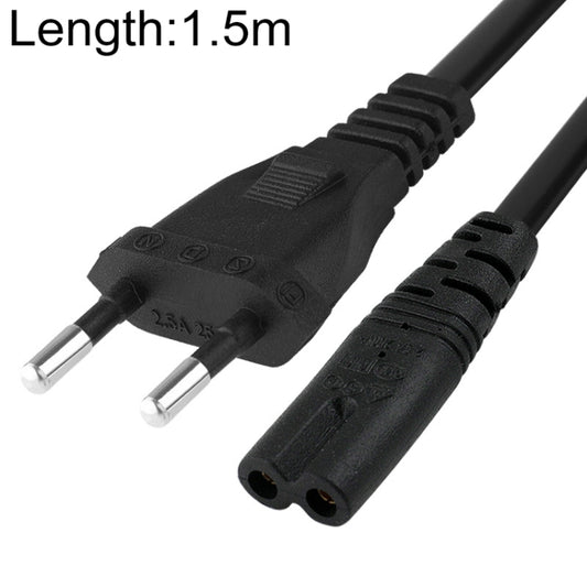 2 Prong Style EU Notebook Power Cord, Cable Length: 1.5m - Power Cord by buy2fix | Online Shopping UK | buy2fix