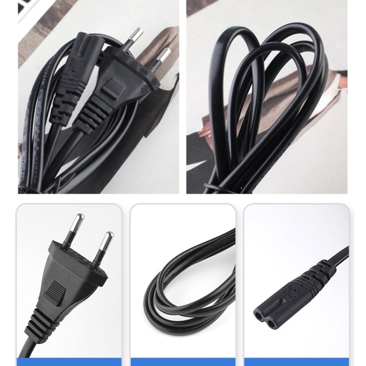 2 Prong Style EU Notebook Power Cord, Cable Length: 1.5m - Power Cord by buy2fix | Online Shopping UK | buy2fix