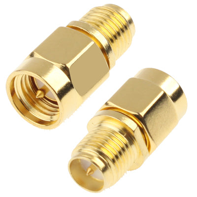 SMA Male to RP-SMA Female Adapter (Gold Plated) - Connectors by buy2fix | Online Shopping UK | buy2fix