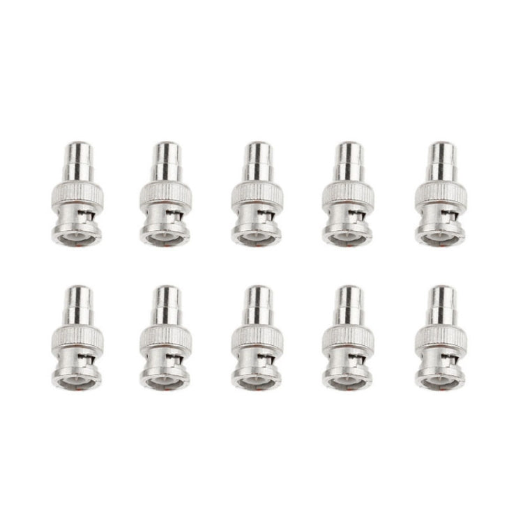 10 PCS BNC Male to RC Female Jack Connector - Security by buy2fix | Online Shopping UK | buy2fix