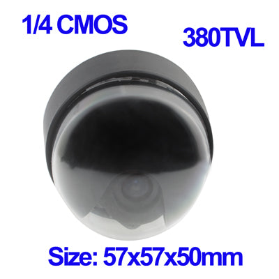 1/4 CMOS Color 380TVL Mini Dome Camera - Security by buy2fix | Online Shopping UK | buy2fix