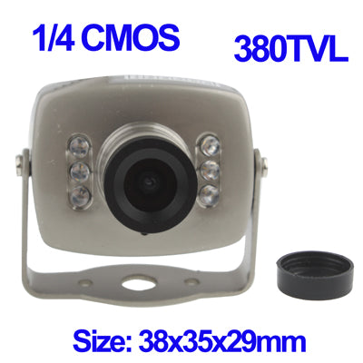 1/4 CMOS 6 LED Color 380TVL Mini Camera - Security by buy2fix | Online Shopping UK | buy2fix