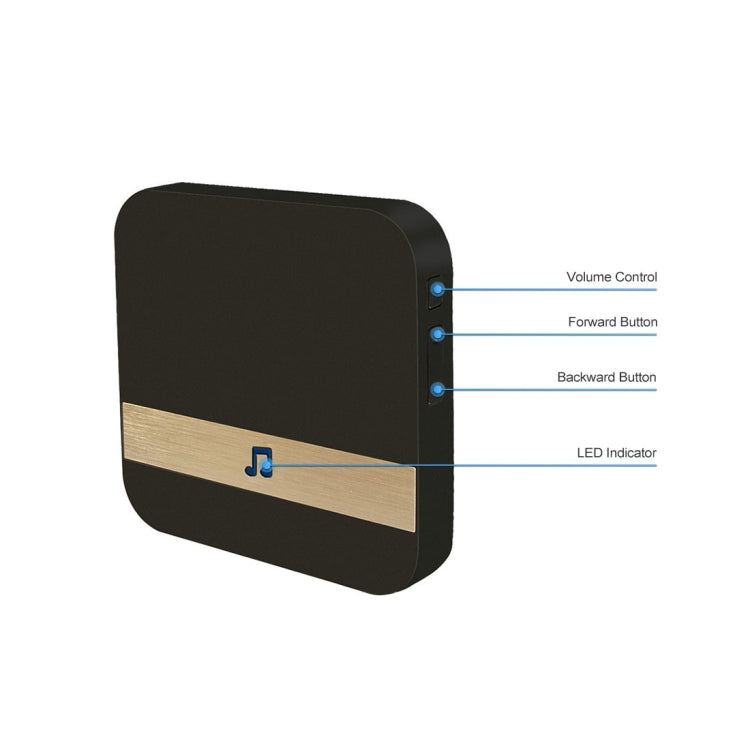 B10 52 Chimes 110dB Doorbell Receiver Low Power Consumption Home Door Tools, US Plug, AC 90-260V - Security by buy2fix | Online Shopping UK | buy2fix