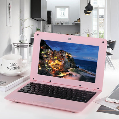 10.1 inch Notebook PC, 1GB+8GB, Android 6.0 A33 Dual-Core ARM Cortex-A9 up to 1.5GHz, WiFi, SD Card, U Disk(Pink) - Android OS by buy2fix | Online Shopping UK | buy2fix