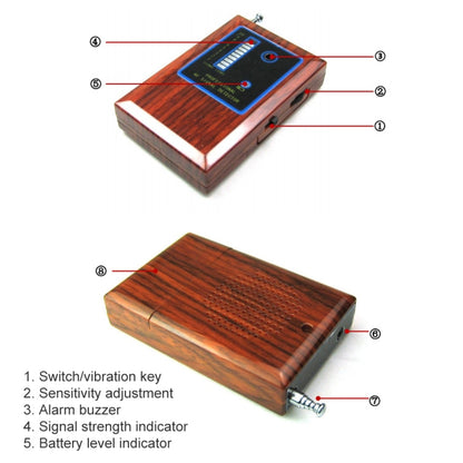 RF Signal Detector, Effectively Detect Wireless Pinhole Camera, Monitor, Track and Cell Phone Signals GPS Blocking Devices and Other Wireless Devices - Security by buy2fix | Online Shopping UK | buy2fix