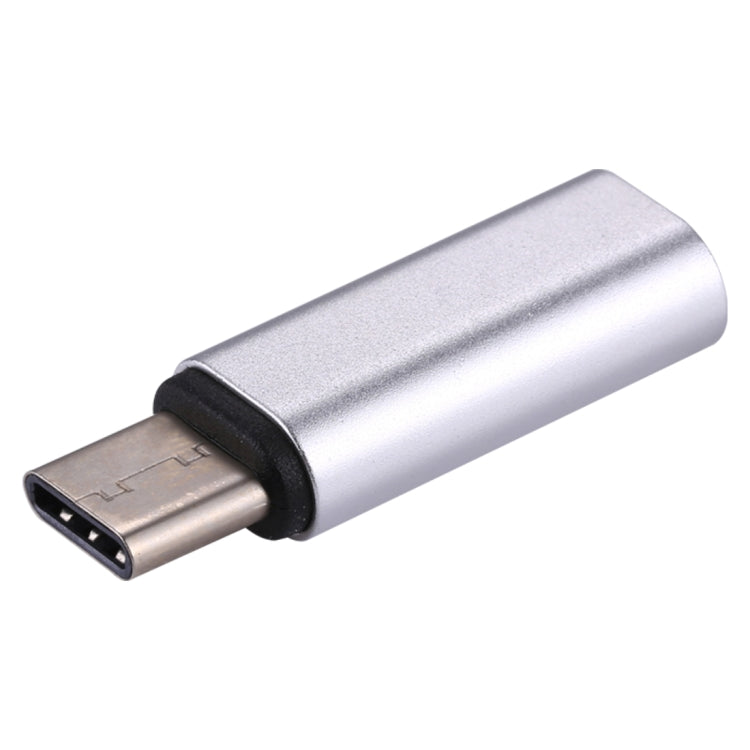 8 Pin Female to USB-C / Type-C Male Metal Shell Adapter(Silver) - Converter & Adapter by buy2fix | Online Shopping UK | buy2fix