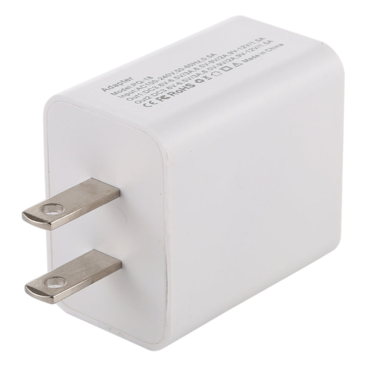 18W Power Adapter Plug Adapter US Plug - Consumer Electronics by buy2fix | Online Shopping UK | buy2fix