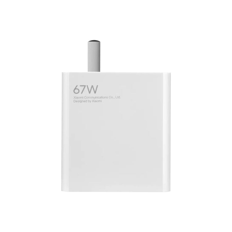 Original Xiaomi MDY-12-ES 67W USB Port Quick Charging Wall Charger + Type-C Cable, US Plug (White) - USB Charger by Xiaomi | Online Shopping UK | buy2fix