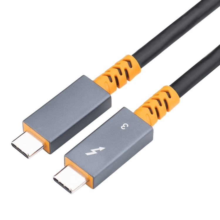 9049 100W USB-C / Type-C Male to USB-C / Type-C Male Two-color Data Cable 4K Audio Video Cable for Thunderbolt 3, Cable Length:1.5m -  by buy2fix | Online Shopping UK | buy2fix