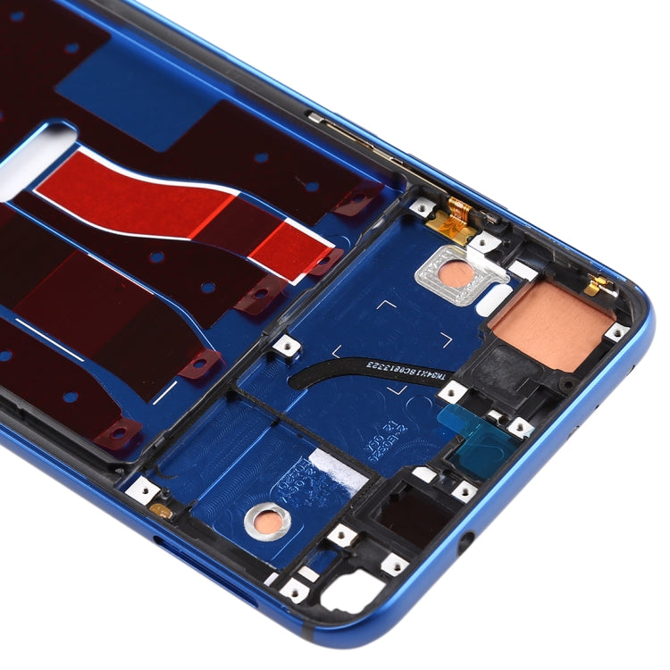 Front Housing LCD Frame Bezel Plate with Side Keys for Huawei Honor V20 (Honor View 20)(Blue) - Repair & Spare Parts by buy2fix | Online Shopping UK | buy2fix