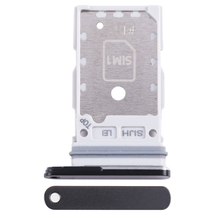 For Samsung Galaxy S22 Ultra 5G SM-S908B Original SIM Card Tray + SIM Card Tray (Jet Black) - Card Socket by buy2fix | Online Shopping UK | buy2fix