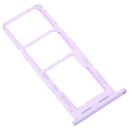 For Samsung Galaxy F14 5G Original SIM Card Tray + SIM Card Tray + Micro SD Card Tray (Purple) - Repair & Spare Parts by buy2fix | Online Shopping UK | buy2fix