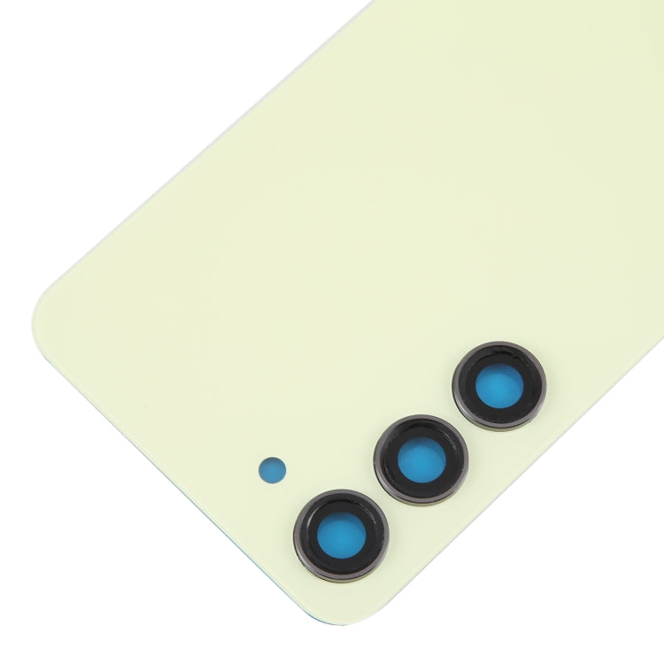 For Samsung Galaxy S23 SM-S911B OEM Glass Battery Back Cover with Camera Lens Cover(Yellow) - Repair & Spare Parts by buy2fix | Online Shopping UK | buy2fix