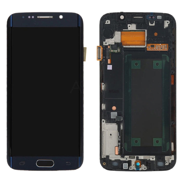 Original LCD Screen and Digitizer Full Assembly with Frame For Samsung Galaxy S6 Edge SM-G925F (Black) - LCD Screen by buy2fix | Online Shopping UK | buy2fix