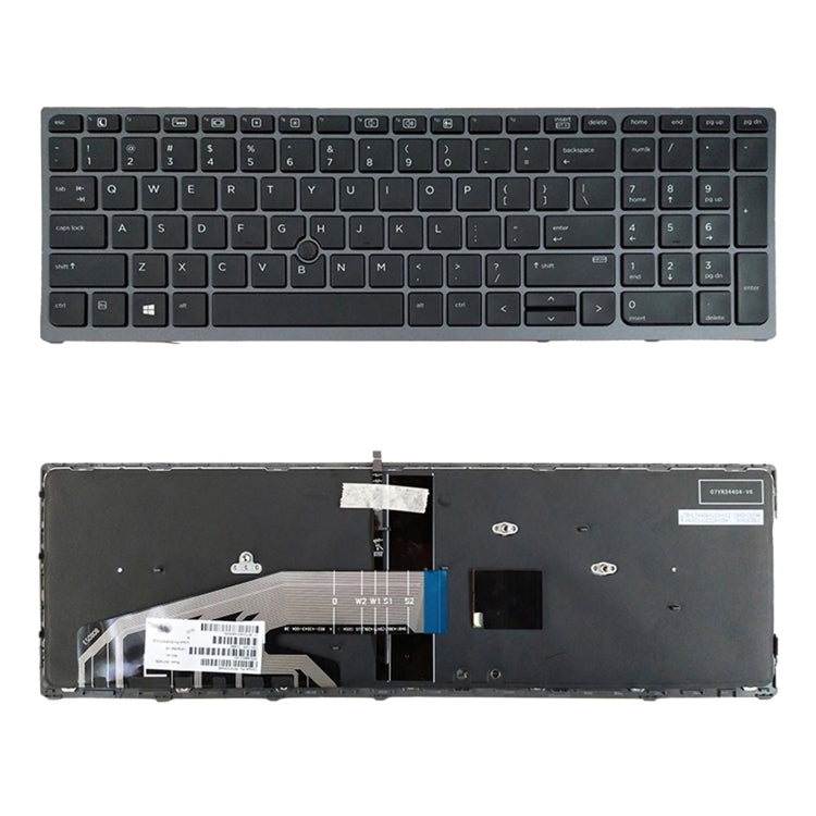 US Version Keyboard with Backlight for HP Zbook 15 17 G3 848311-001 - Computer & Networking by buy2fix | Online Shopping UK | buy2fix