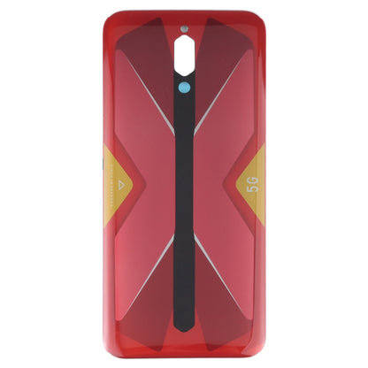 Battery Glass Back Cover for ZTE Nubia Red Magic 5G NX659J(Red) - Repair & Spare Parts by buy2fix | Online Shopping UK | buy2fix