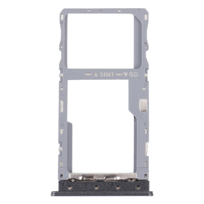 For TCL 20 XE Original SIM Card Tray + Micro SD Card Tray (Black) - Others by buy2fix | Online Shopping UK | buy2fix