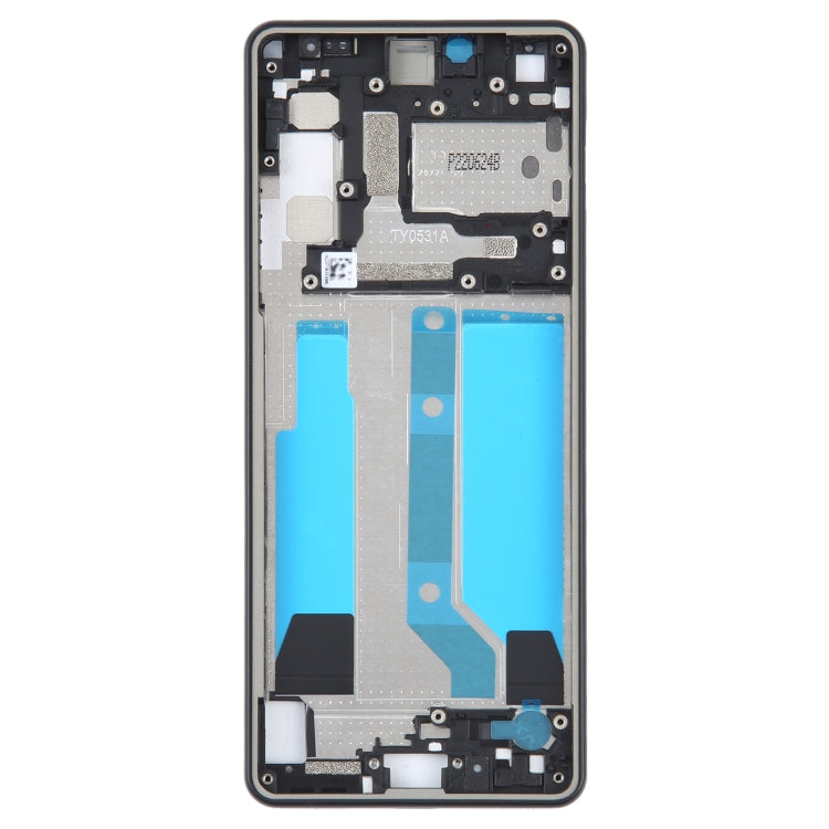 For Sony Xperia 10 IV Original Middle Frame Bezel Plate (Black) - Repair & Spare Parts by buy2fix | Online Shopping UK | buy2fix