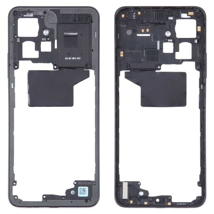 For Xiaomi Redmi Note 12 4G Original Middle Frame Bezel Plate (Black) - LCD Related Parts by buy2fix | Online Shopping UK | buy2fix