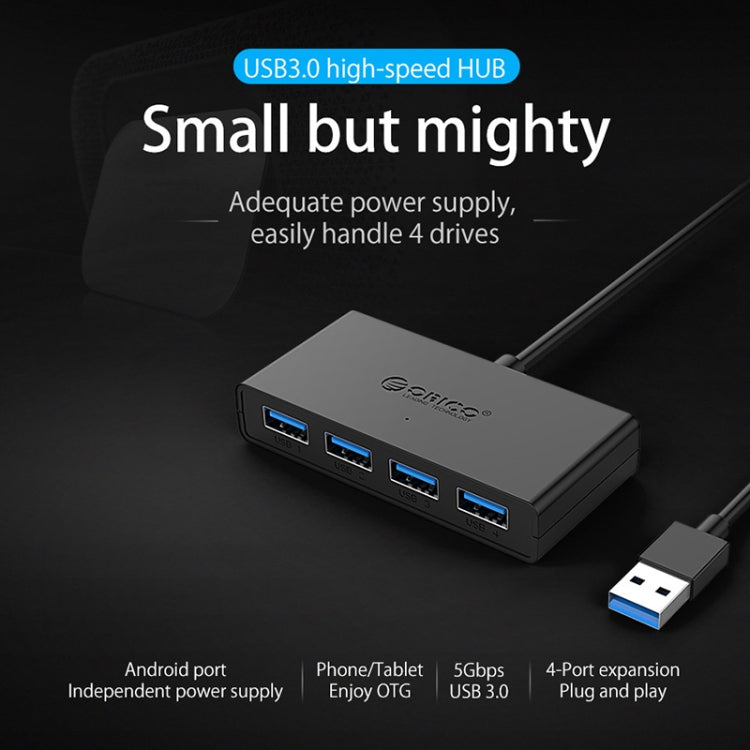 ORICO G11-H4-U3-100-BK 4 Ports USB 3.0 HUB - Computer & Networking by ORICO | Online Shopping UK | buy2fix