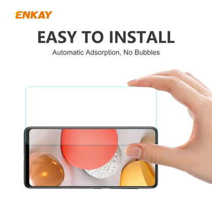 For Samsung Galaxy A42 5G ENKAY Hat-Prince 0.26mm 9H 2.5D Curved Edge Tempered Glass Film - Samsung Accessories by ENKAY | Online Shopping UK | buy2fix