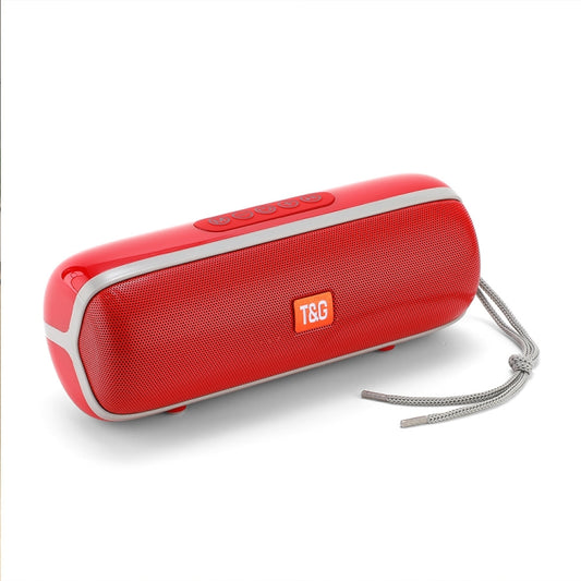 T&G TG183 TWS Mini Wireless Bluetooth Speaker, Supports AUX / USB 2.0 / FM / 32GB TF Card or Micro SD Card(Red) - Mini Speaker by T&G | Online Shopping UK | buy2fix