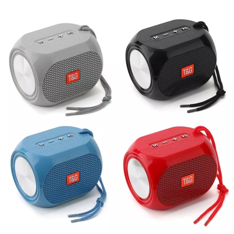 T&G TG196 TWS Subwoofer Bluetooth Speaker With Braided Cord, Support USB/AUX/TF Card/FM(Blue) - Mini Speaker by T&G | Online Shopping UK | buy2fix