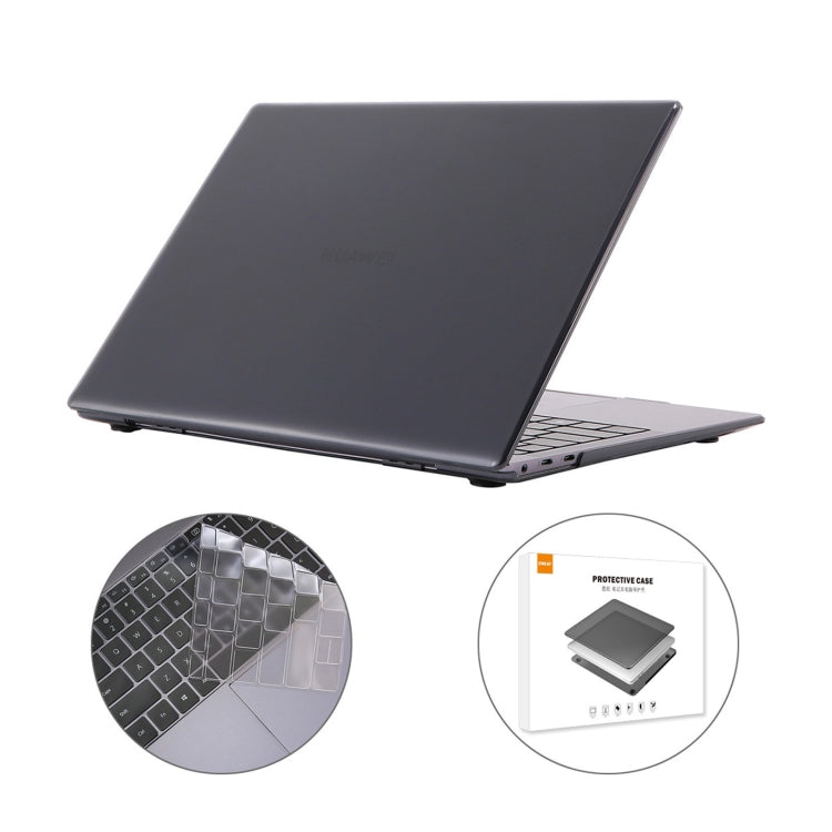 ENKAY for Huawei MateBook X Pro US Version 2 in 1 Crystal Protective Case with TPU Keyboard Film(Black) - Screen & Keyboard Cover by ENKAY | Online Shopping UK | buy2fix