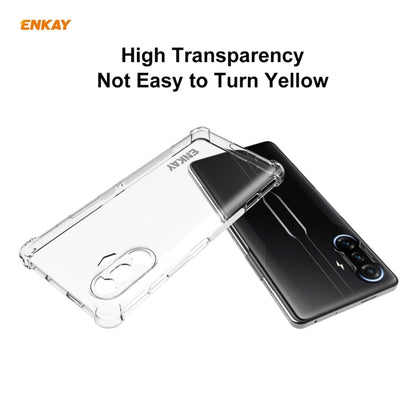 For Xiaomi Redmi K40 Gaming ENKAY Hat-Prince Clear TPU Shockproof Case Soft Anti-slip Cover - Xiaomi Cases by ENKAY | Online Shopping UK | buy2fix