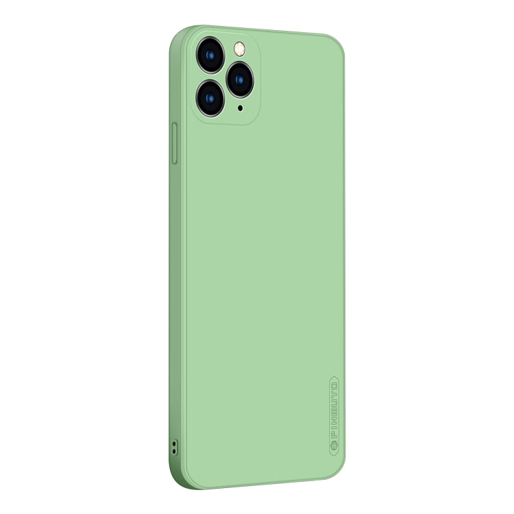 For iPhone 11 Pro Max PINWUYO Sense Series Liquid Silicone TPU Mobile Phone Case (Green) - iPhone 11 Pro Max Cases by PINWUYO | Online Shopping UK | buy2fix